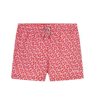 Pepe Jeans Red print swimming costume