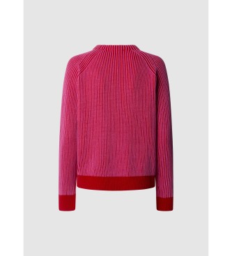 Pepe Jeans Pull palmier rose