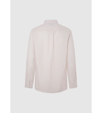 Pepe Jeans Camicia Pamhill bianco sporco