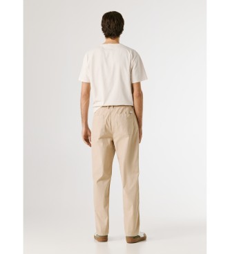 Pepe Jeans Pantaloni larghi e rilassati in popeline 