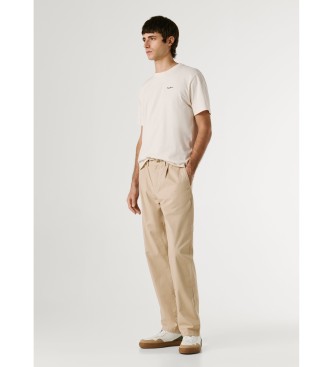 Pepe Jeans Pantaloni larghi e rilassati in popeline 