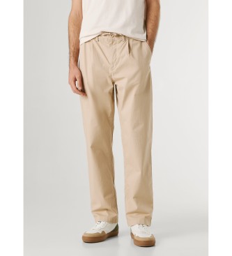 Pepe Jeans Pantaloni larghi e rilassati in popeline 