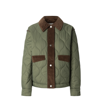 Pepe Jeans Grner Mantel Paola