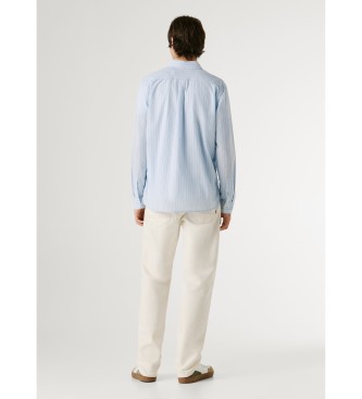 Pepe Jeans Pau bl� skjorte