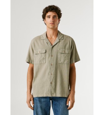 Pepe Jeans camicia verde Paulo