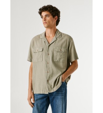 Pepe Jeans camicia verde Paulo