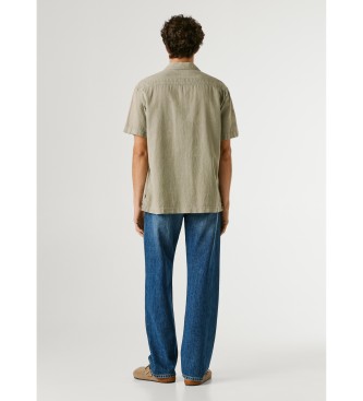Pepe Jeans camicia verde Paulo