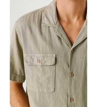 Pepe Jeans camicia verde Paulo