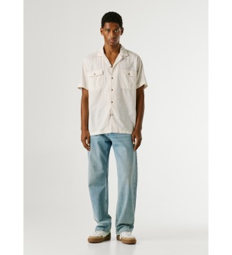 Pepe Jeans Srajca Paulo umazano bela