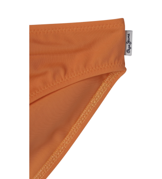 Pepe Jeans Bikini aus leichtem und dehnbarem orangefarbenem Stoff