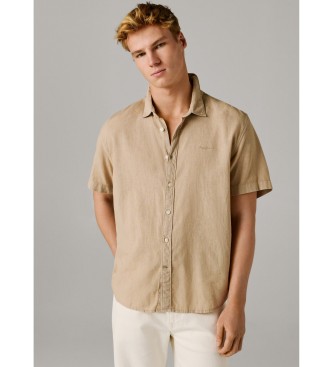 Pepe Jeans Camisa Percy beige