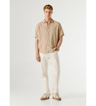 Pepe Jeans Camisa Percy beige