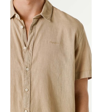 Pepe Jeans Camisa Percy beige