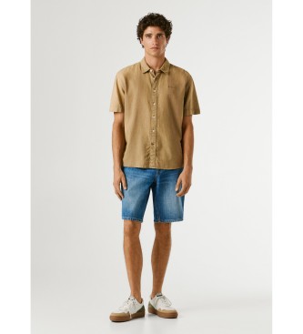 Pepe Jeans Camicia marrone di Percy