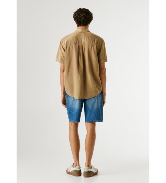 Pepe Jeans Camicia marrone di Percy