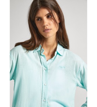 Pepe Jeans Camisa Philly turquesa