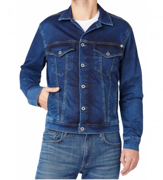 Pepe Jeans Veste en jean Pinner bleue