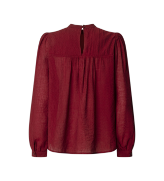 Pepe Jeans Blusa Pipy Merlot rosso