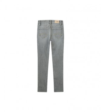 Pepe Jeans Jeans Pixelette High Skinny gris