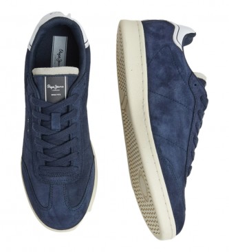 Pepe Jeans Leather Sneakers Player Bevis M navy