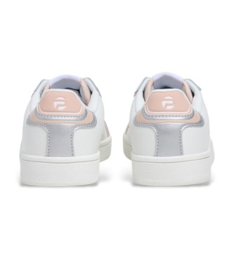 Pepe Jeans Skórzane trampki Player Young białe