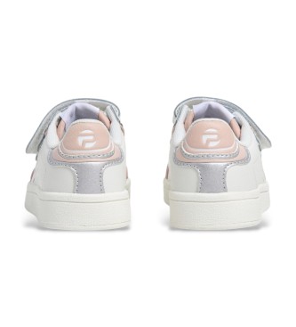 Pepe Jeans Skórzane trampki Player Young białe