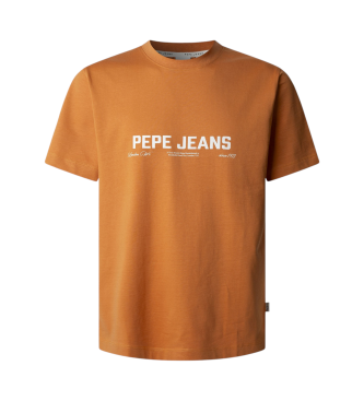 Pepe Jeans Camiseta de manga corta Pol naranja