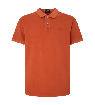 Pepe Jeans Nowa pomarańczowa koszulka polo Oliver