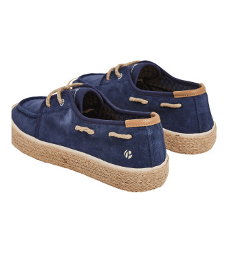 Pepe Jeans Port Coast Leather Sneakers navy