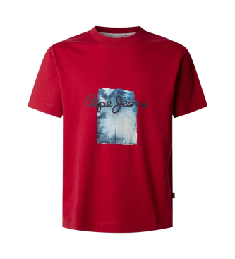 Pepe Jeans T-shirt Prush rouge