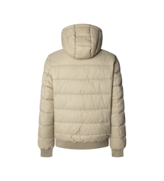 Pepe Jeans Beige Puffer Jacket