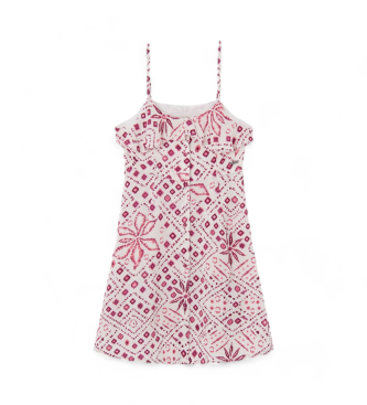 Pepe Jeans Vestido Qamar cor-de-rosa