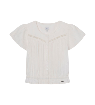 Pepe Jeans Bluse Querima wei