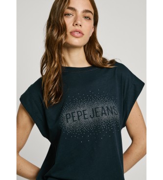 Pepe Jeans T-shirt a righe blu navy