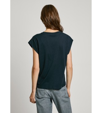 Pepe Jeans T-shirt a righe blu navy