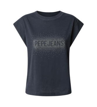 Pepe Jeans T-shirt a righe blu navy