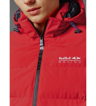 Red Bull Racing x Pepe Jeans Doudoune matelasse unisexe avec capuche rouge