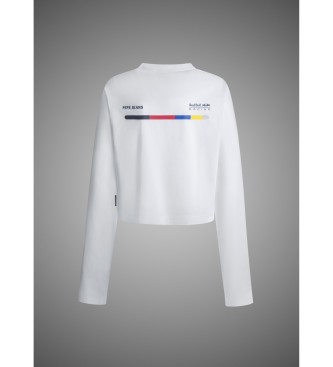 Red Bull Racing x Pepe Jeans T-shirt court  manches longues blanc