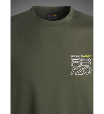 Red Bull Racing x Pepe Jeans T-shirt verde de manga comprida