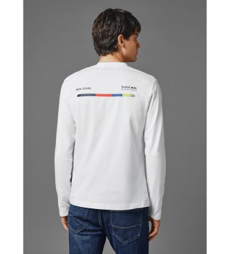 Red Bull Racing x Pepe Jeans T-shirt de manga comprida   branca