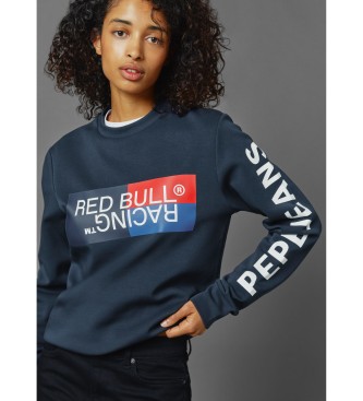 Red Bull Racing x Pepe Jeans Felpa girocollo con grafica Martino Color Block