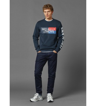 Red Bull Racing x Pepe Jeans Felpa girocollo con grafica Martino Color Block