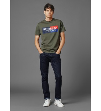 Red Bull Racing x Pepe Jeans Groen T-shirt met logoprint