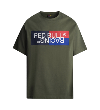 Red Bull Racing x Pepe Jeans Groen T-shirt met logoprint