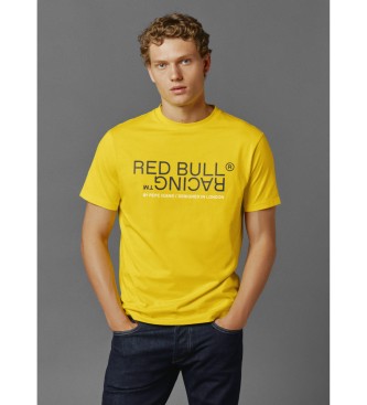 Red Bull Racing x Pepe Jeans Żółta koszulka unisex z nadrukiem