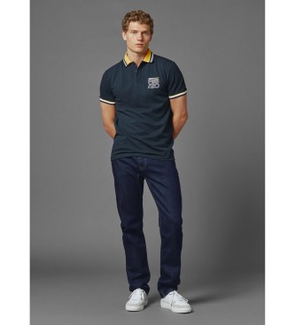 Red Bull Racing x Pepe Jeans Polo in tessuto piqu elasticizzato blu navy