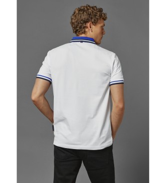 Red Bull Racing x Pepe Jeans Stretch geweven piqu poloshirt wit