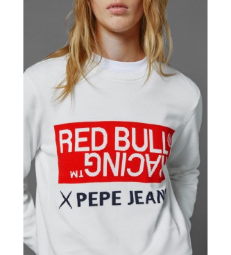 Red Bull Racing x Pepe Jeans Strickpullover wei Rundhalsausschnitt