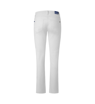 Red Bull Racing x Pepe Jeans Jeans slim fit en wit mid rise