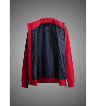 Red Bull Racing x Pepe Jeans Quilted windbreaker jacket red